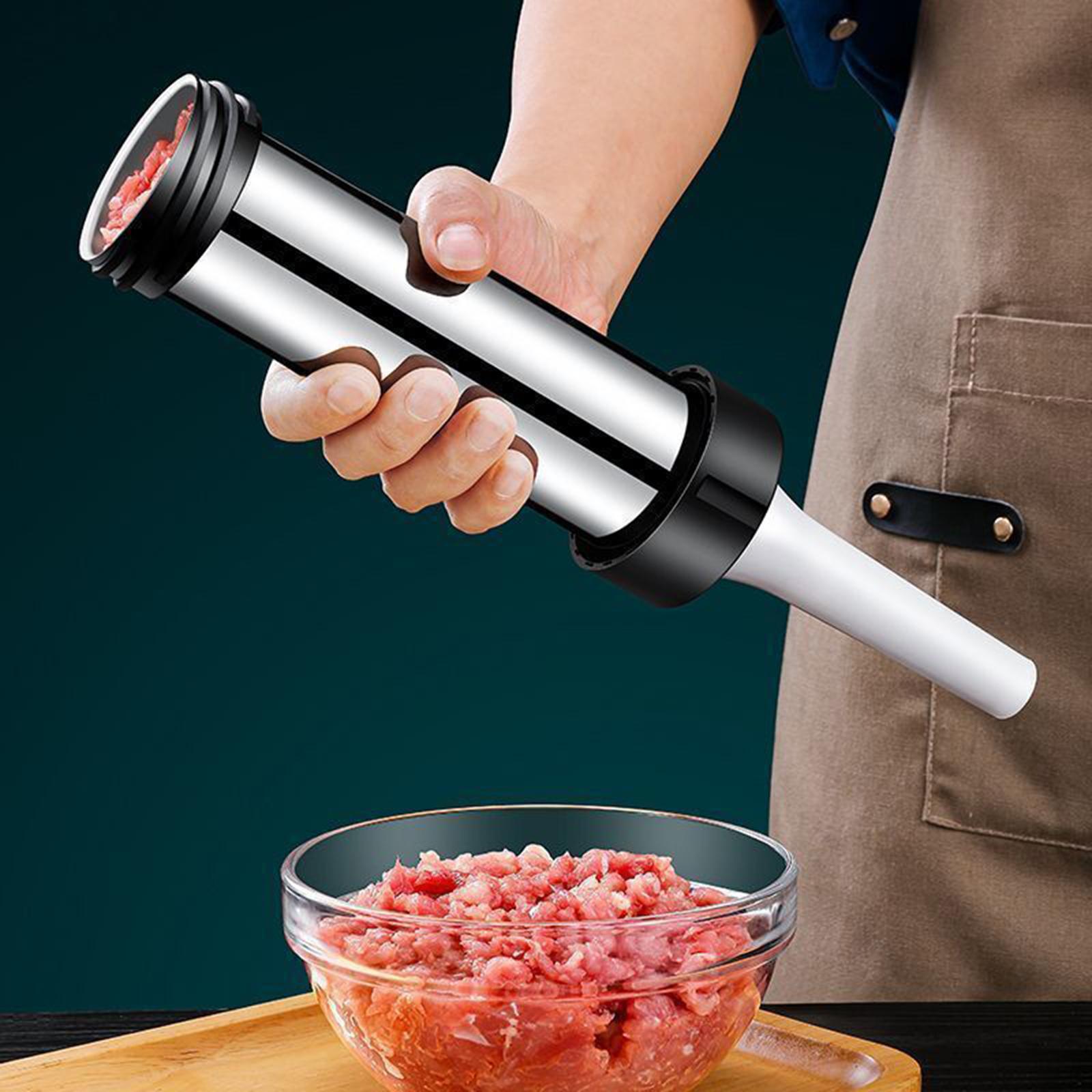 Kitchen Gadgets Machine - آلة حشو اللحوم اليدوية لصنع النقانق،