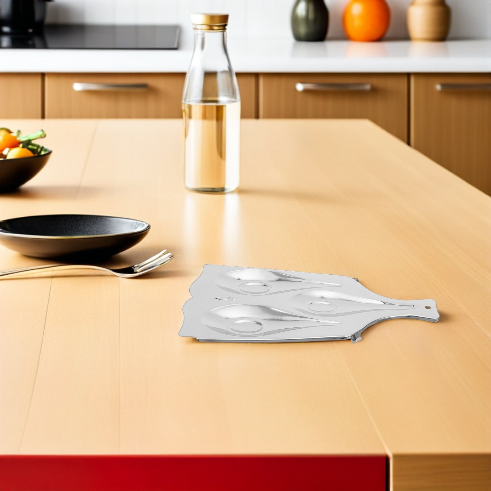 Kitchen Utensil Holder - حامل ملاعق من الفولاذ المقاوم للصدأ