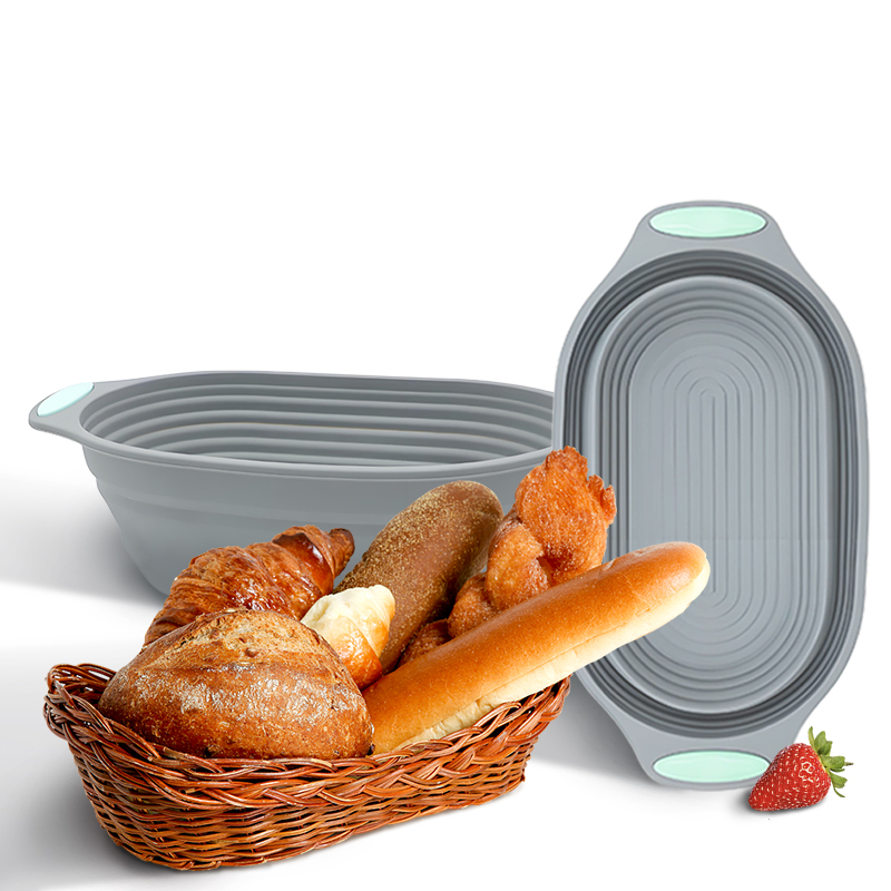 Kitchen Gadgets Best - سلة تخمير الخبز السيليكونية القابلة للطي