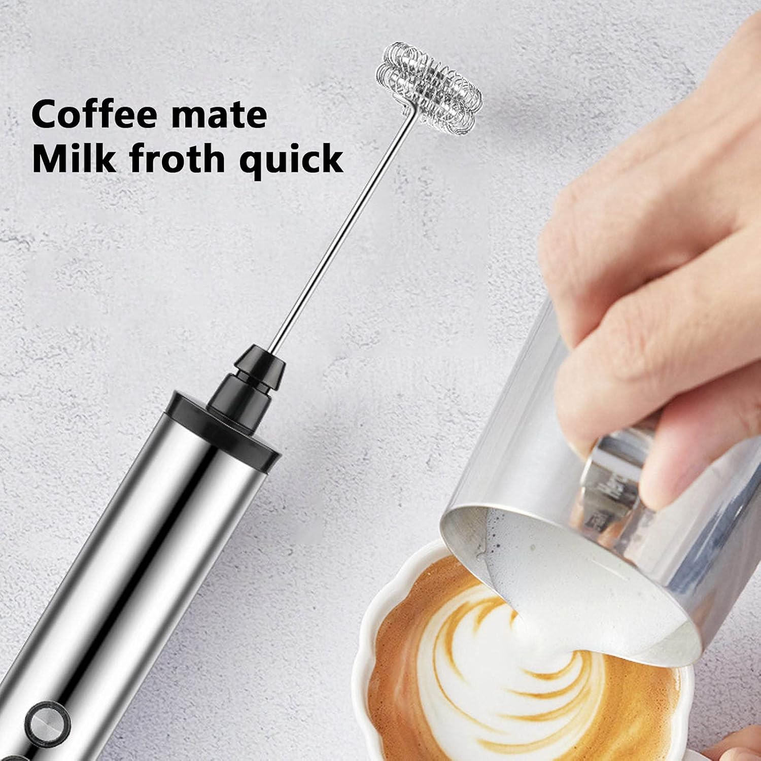 Kitchen Gadgets Best - خلاط حليب كهربائي محمول 3 في