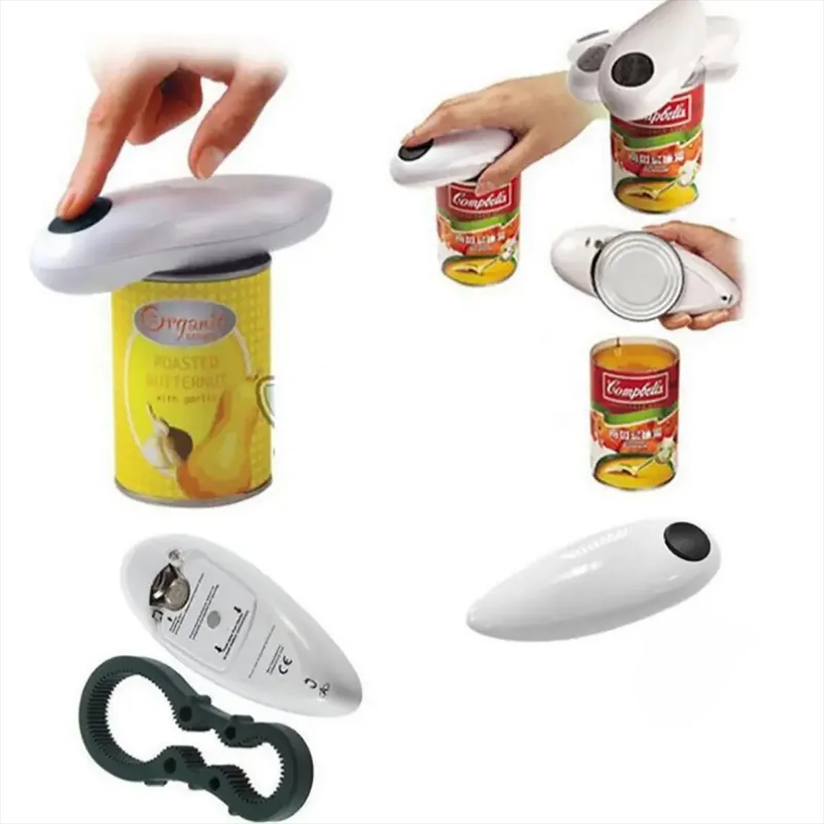 Kitchen Gadgets Machine - فتاحة علب كهربائية أوتوماتيكية عالية القوة،