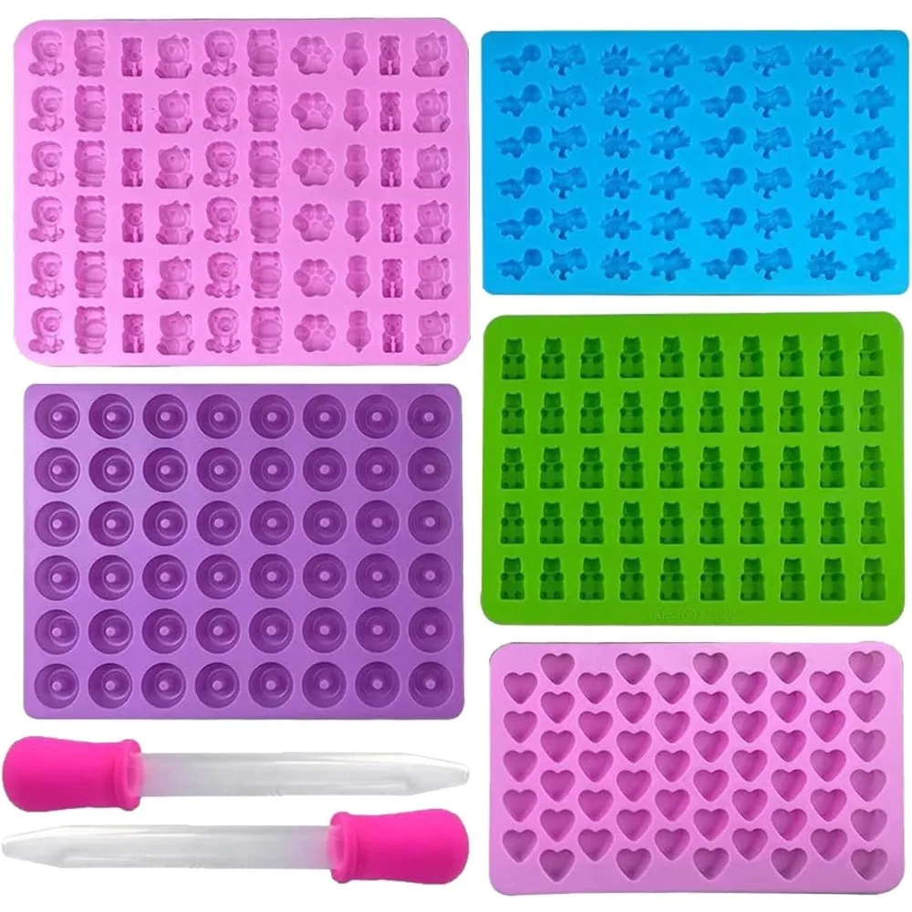 Kitchen Gadgets Set - 5 قطعة قوالب السيليكون الحلوى مع
