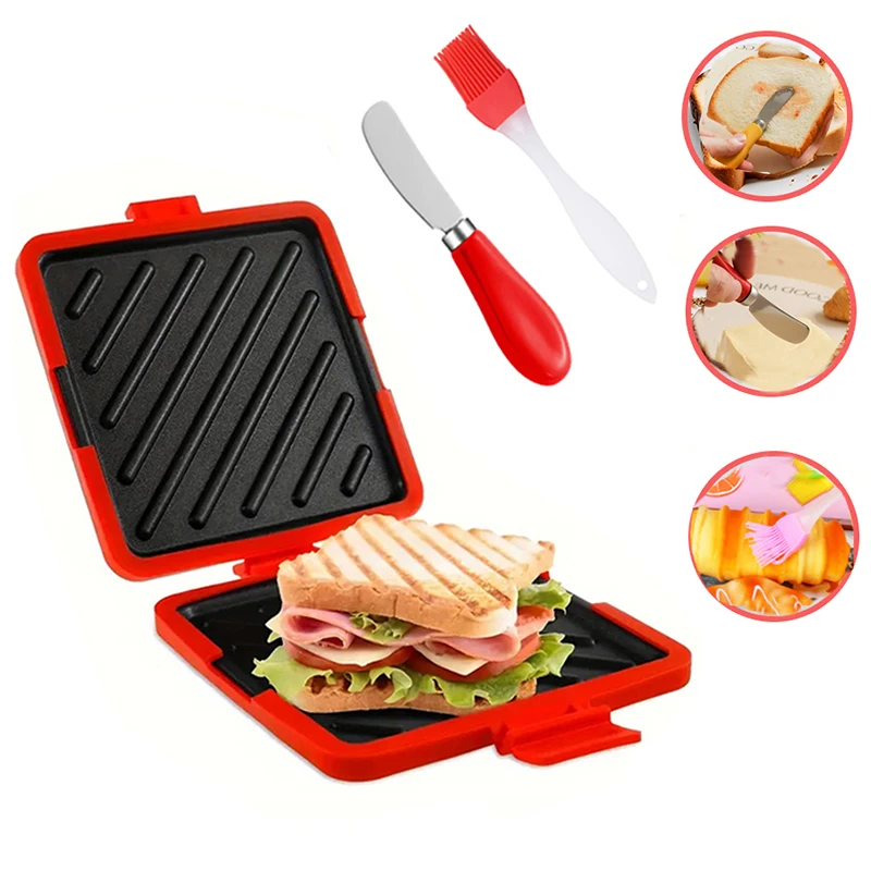 طقم من 3 قطع: محمصة ساندويتشات - مراجعة Kitchen Gadgets Set وسعره