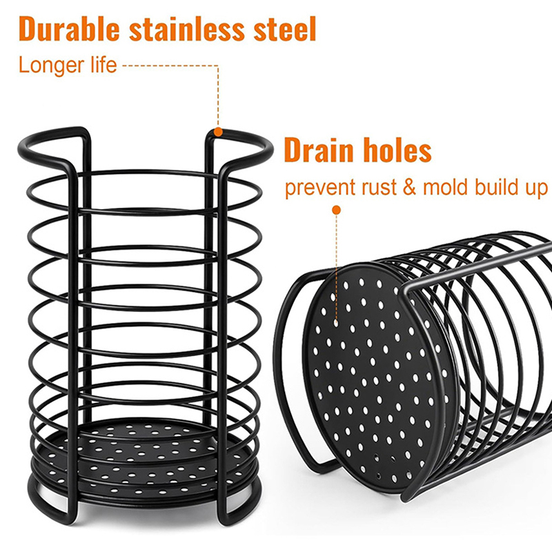حامل أدوات المائدة المنزلي للم - مراجعة Kitchen Utensil Holder وسعره