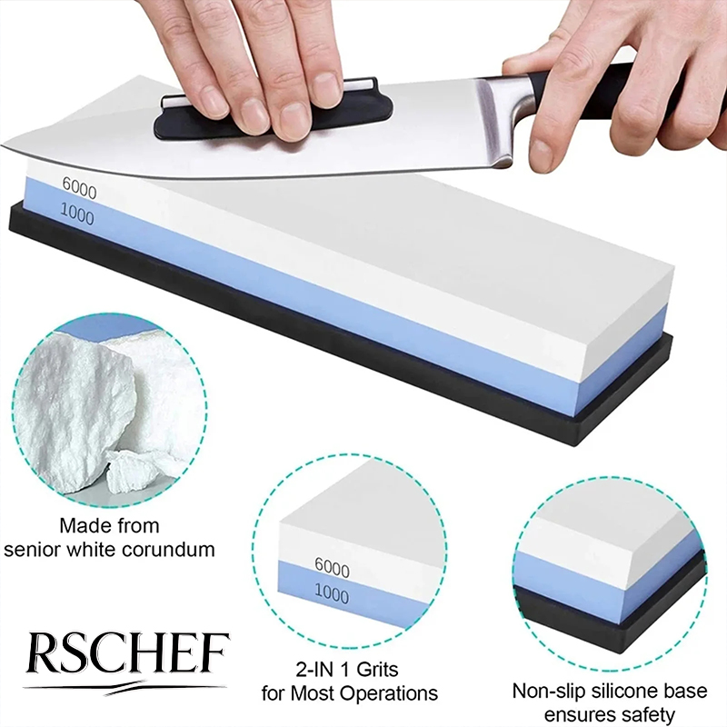 المشحذ شحذ الحجارة المهنية سكي - مراجعة Knife Sharpener وسعره