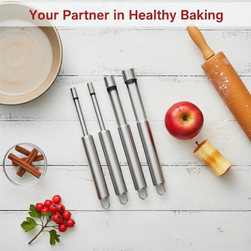 4 قطع أداة إزالة نواة الفاكهة  - مراجعة Kitchen Gadgets Tools وسعره