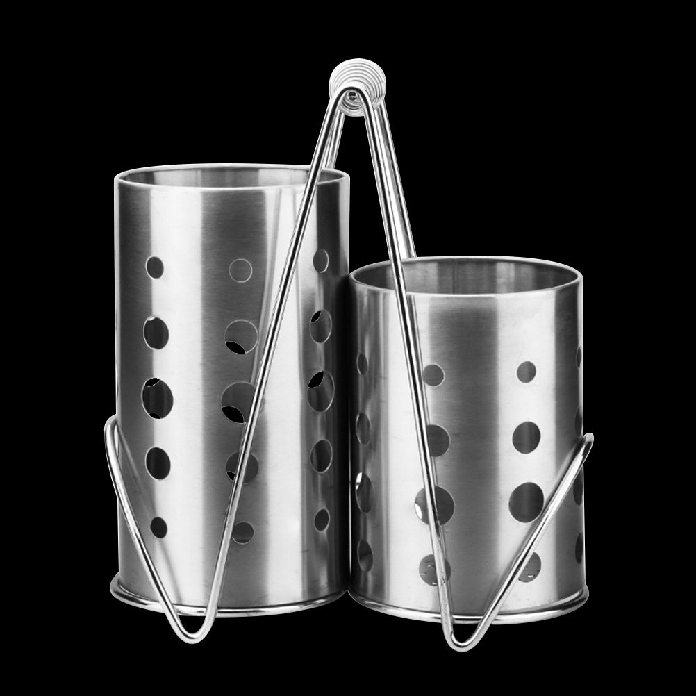 3 قطع حامل عيدان الطعام للمطبخ - مراجعة Kitchen Utensil Holder وسعره