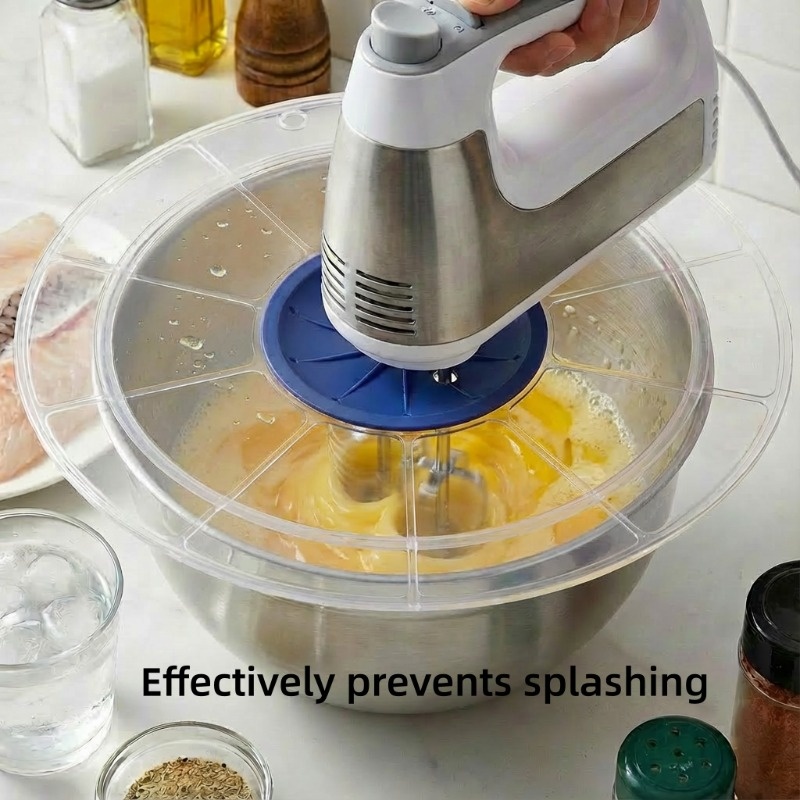 وعاء خلط مضاد للتناثر مع غطاء  - مراجعة Kitchen Gadgets Xmas وسعره
