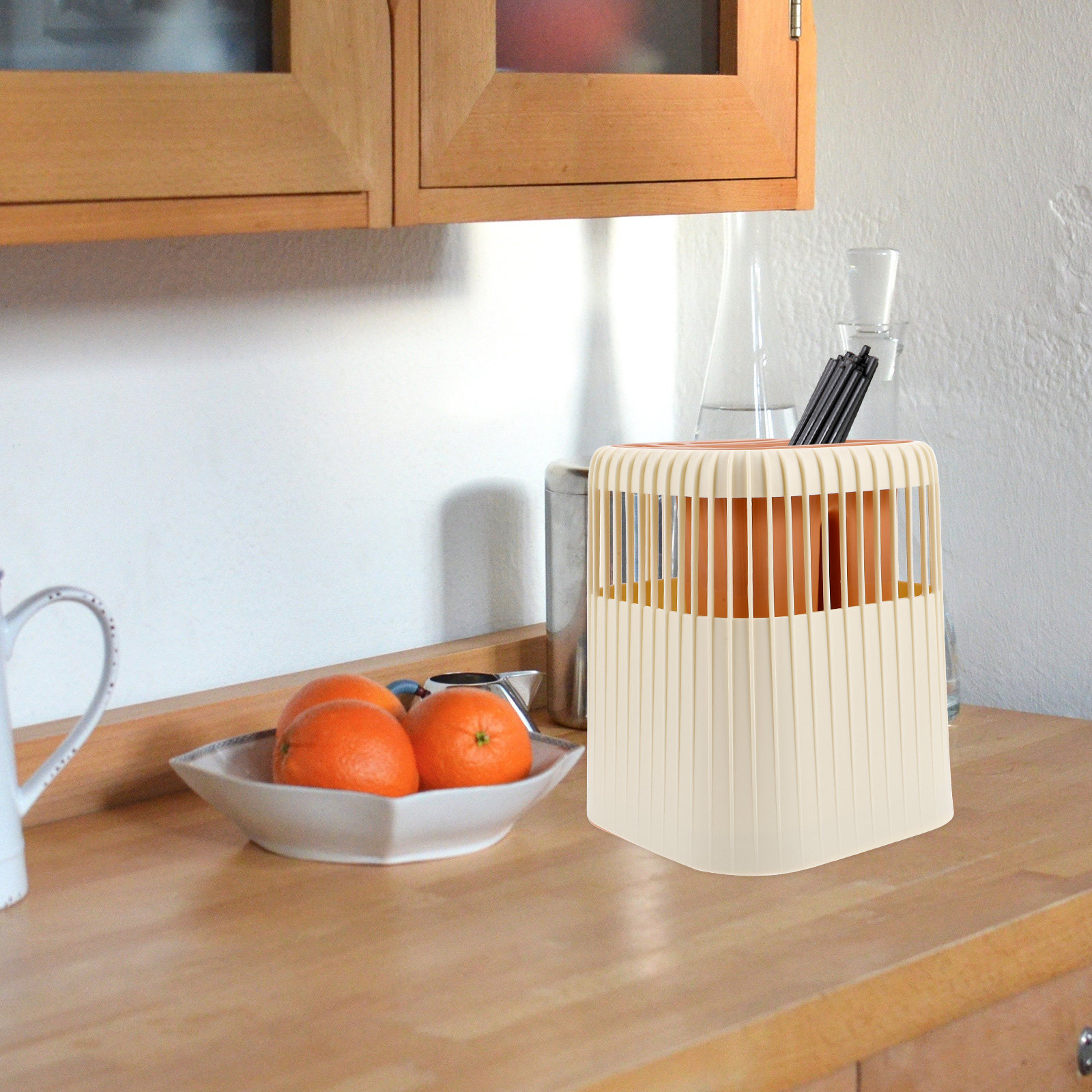 رف تجفيف أدوات المطبخ، حامل أد - مراجعة Kitchen Utensil Holder وسعره