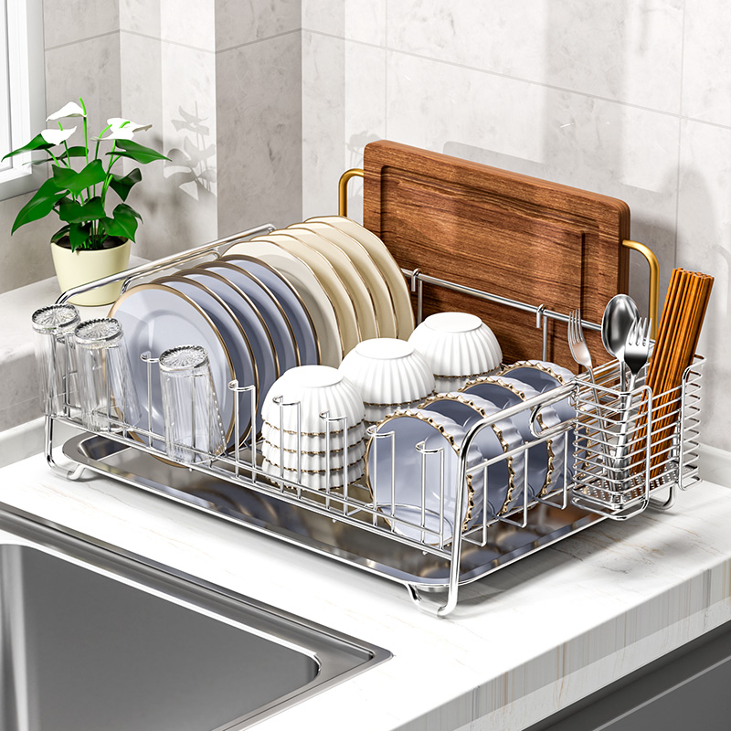 رف تخزين للمطبخ من الفولاذ الم - مراجعة Kitchen Utensil Holder وسعره