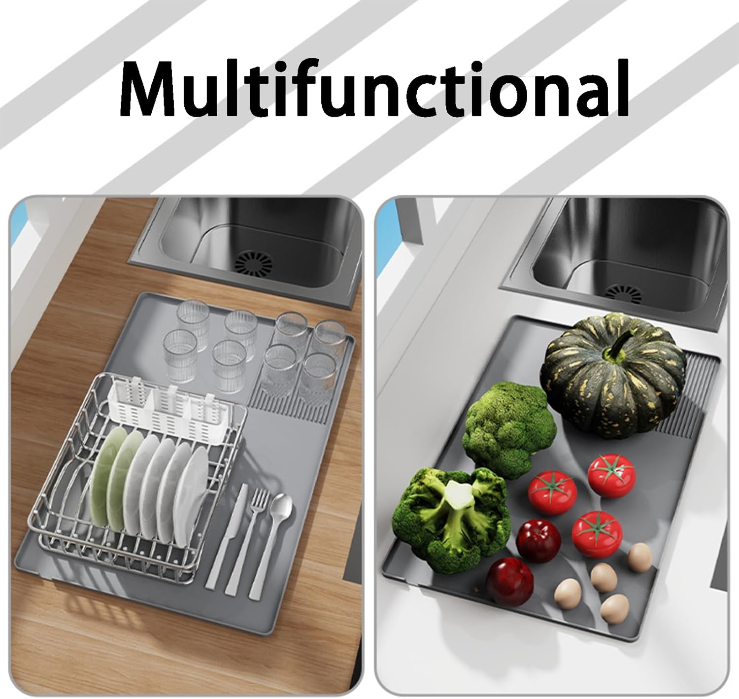حصيرة قهوة من السيليكون 3 في 1 - مراجعة Kitchen Gadgets On Sale وسعره