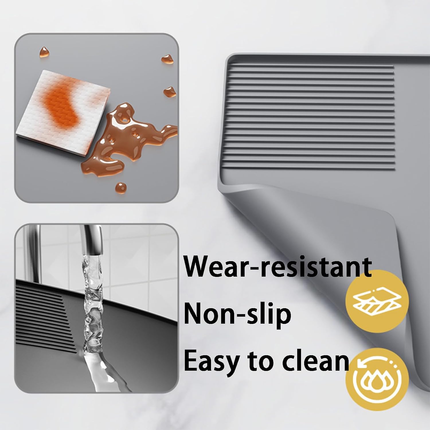 حصيرة قهوة من السيليكون 3 في 1 - مراجعة Kitchen Gadgets On Sale وسعره