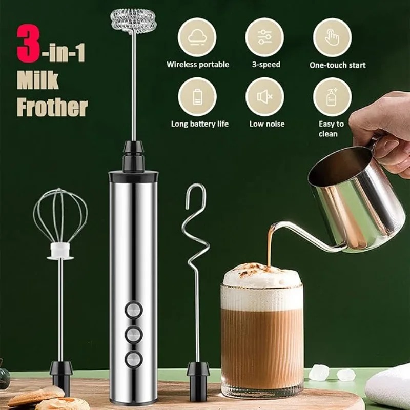 خلاط حليب كهربائي محمول 3 في 1 - مراجعة Kitchen Gadgets Best وسعره