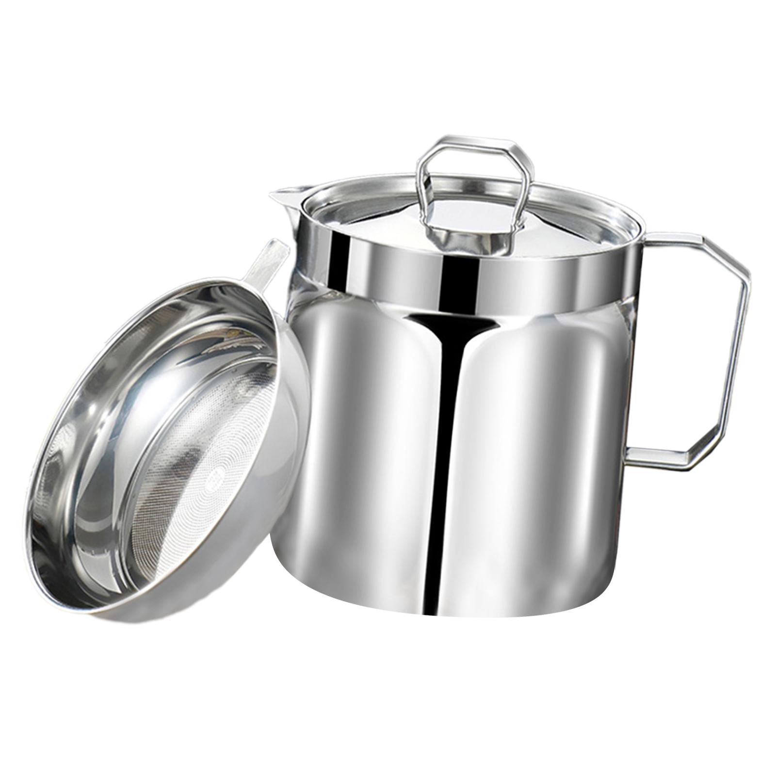 وعاء تخزين زيت الطهي مع فاصل و - مراجعة Kitchen Gadgets Store وسعره