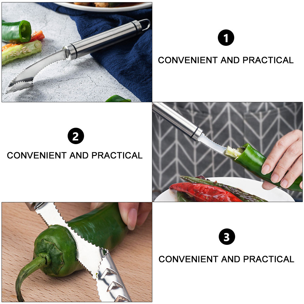 قطعتان من أداة إزالة بذور الفل - مراجعة Kitchen Gadgets Tools وسعره