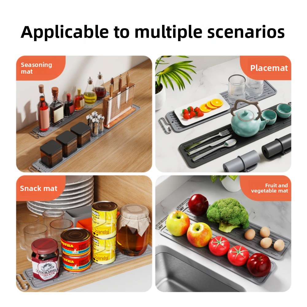 عدم الانزلاق سيليكون تجفيف حصي - مراجعة Kitchen Gadgets On Sale وسعره
