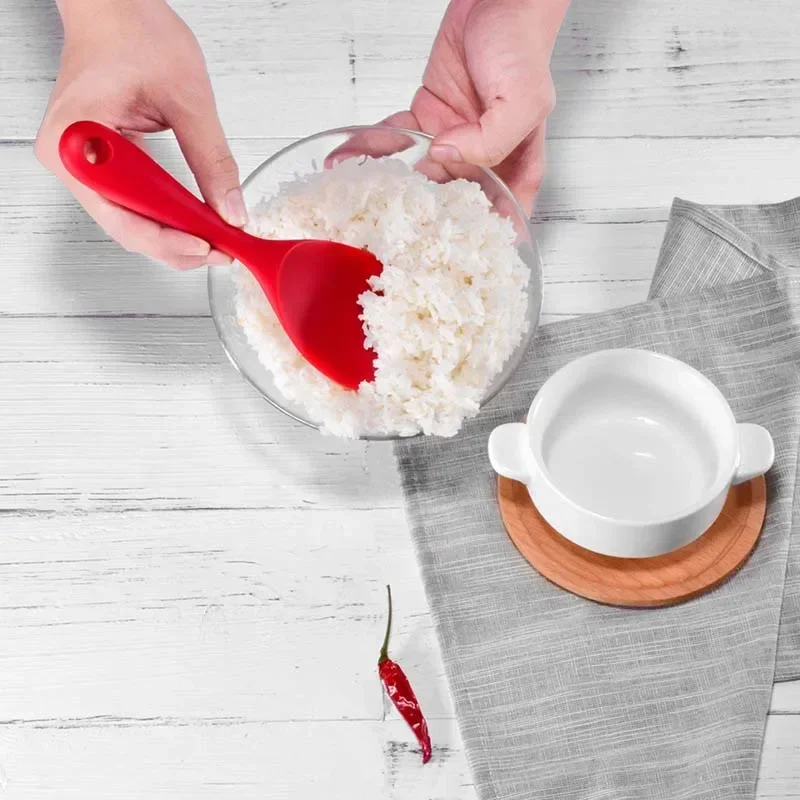 معلقة سيليكون ملعقة أرز مغرفة  - مراجعة Kitchen Gadgets On Sale وسعره
